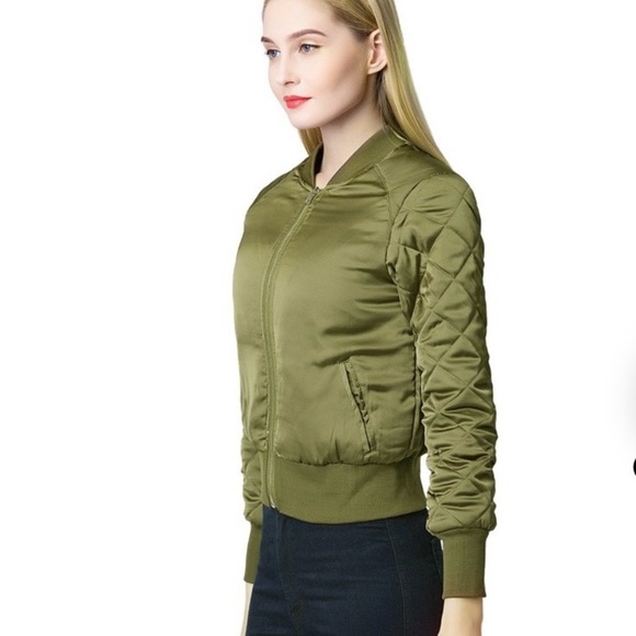 Women's Bomber Jacket - Picture 2 of 6